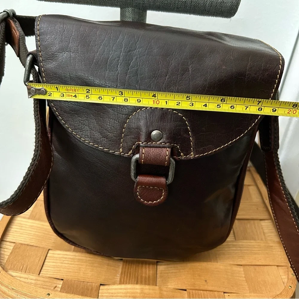 JACK GEORGES, Voyager Collection, Horseshoe Brown Buffalo Leather